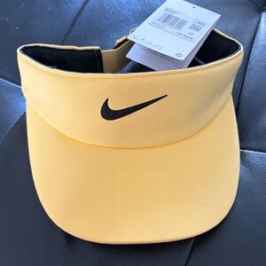 Nike Yellow and Black Sports Visor